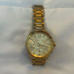 MK gold watch